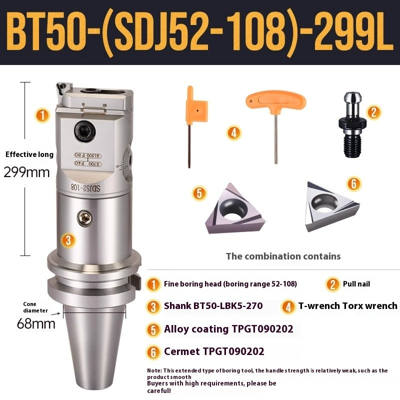 1072-SDJ Fine Boring Tools Fine Boring Heads Adjustable BT40 Fine Boring Tools Set Machining Center Small Bore Fine Boring Tools Shandong Denso Pricision Tools Co.,Ltd.